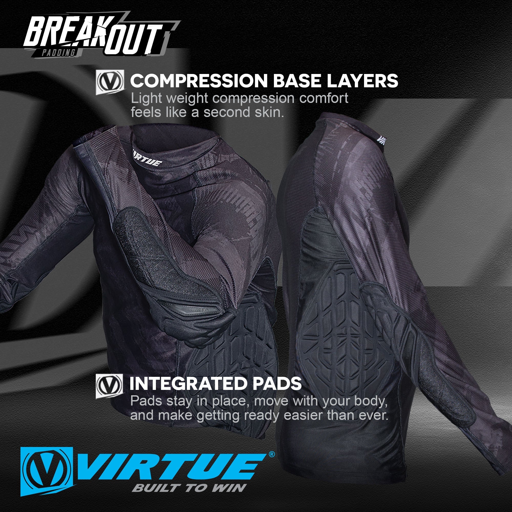 Breakout Padded Compression Long Sleeve